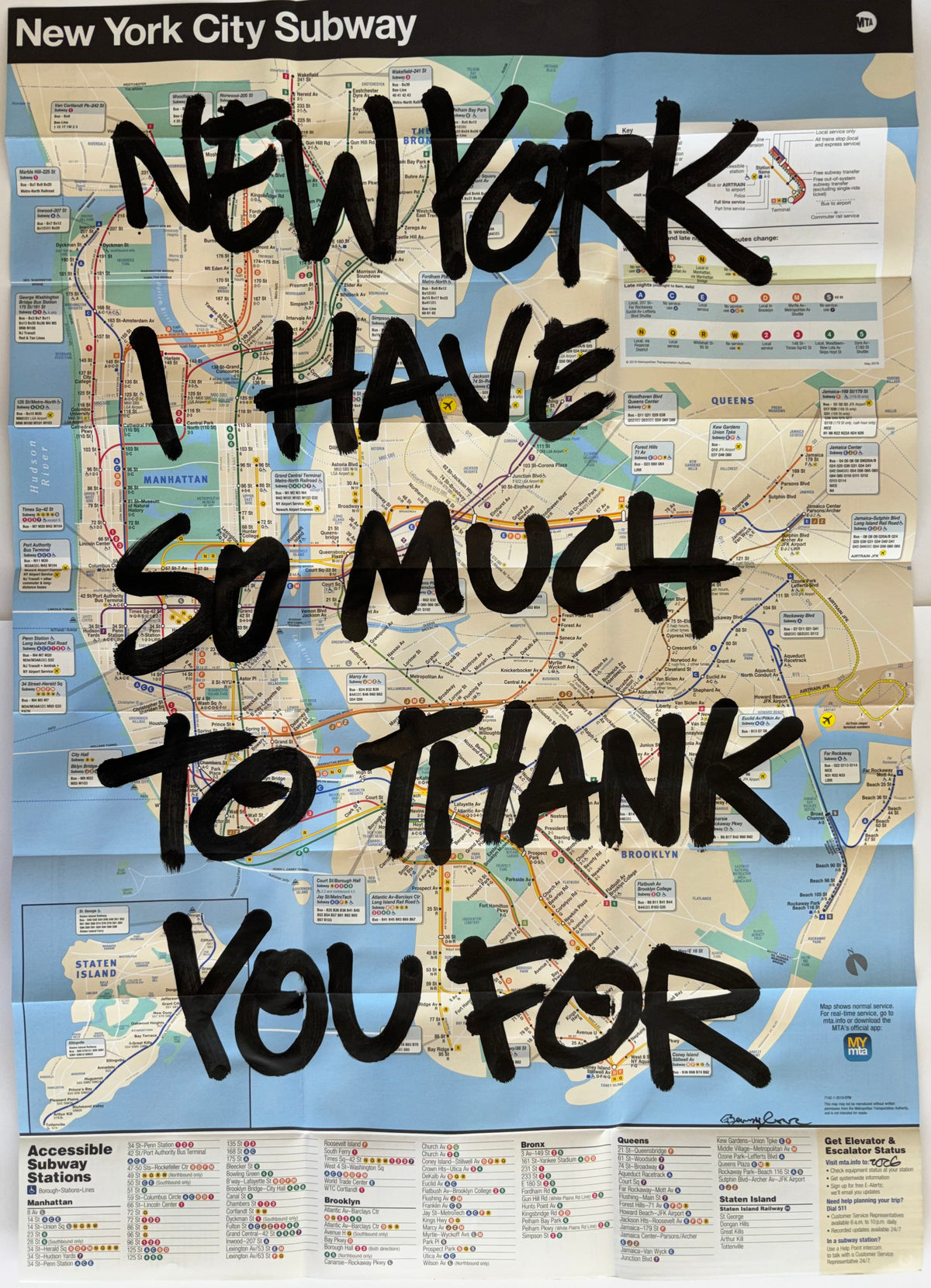 NEW YORK I HAVE SO MUCH TO THANK YOU FOR (2019)