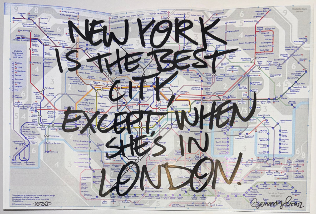 London - New York is the best city, except when she’s in London