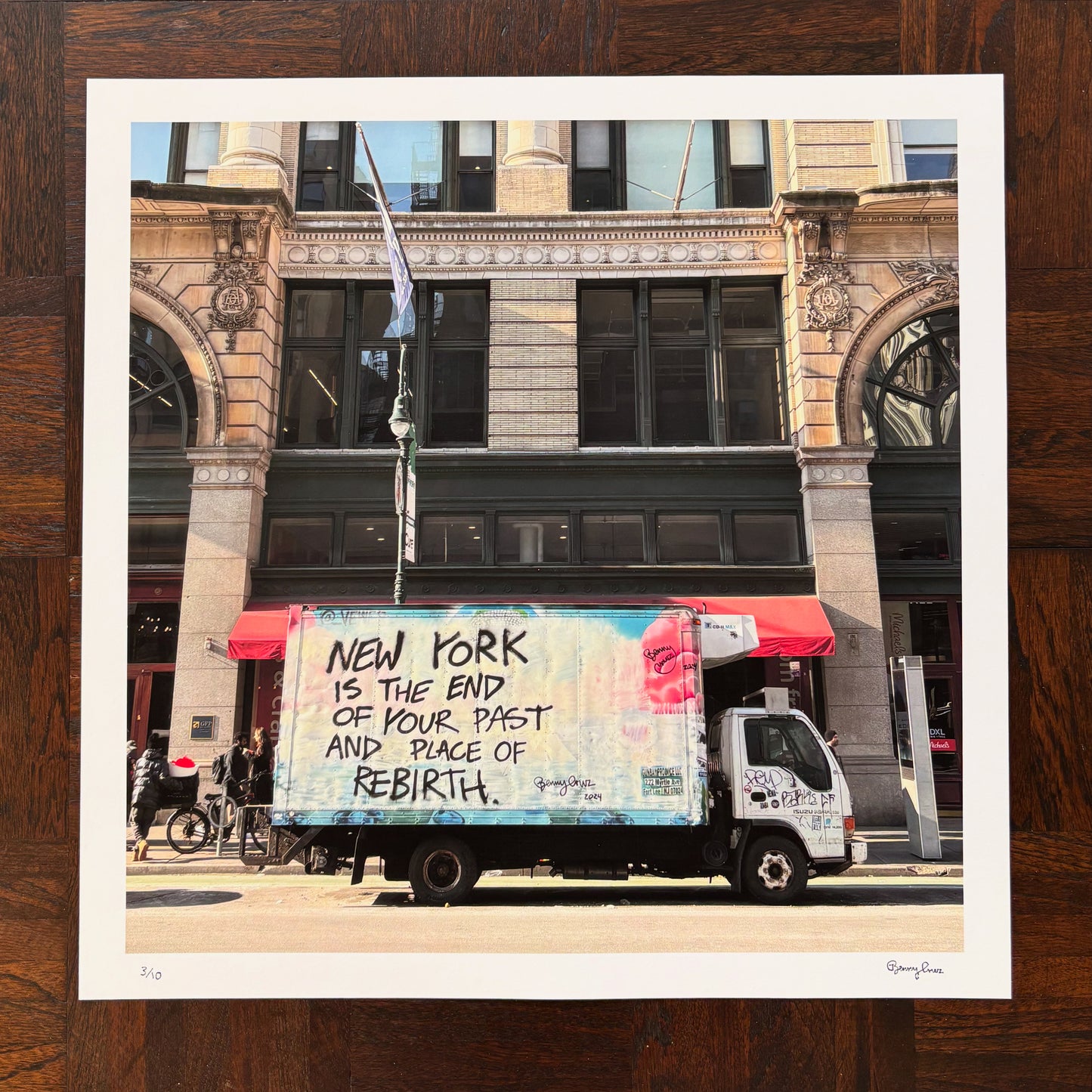 New York is The end of your past - Limited edition print