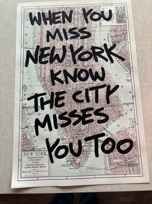 WHEN YOU MISS NEW YORK