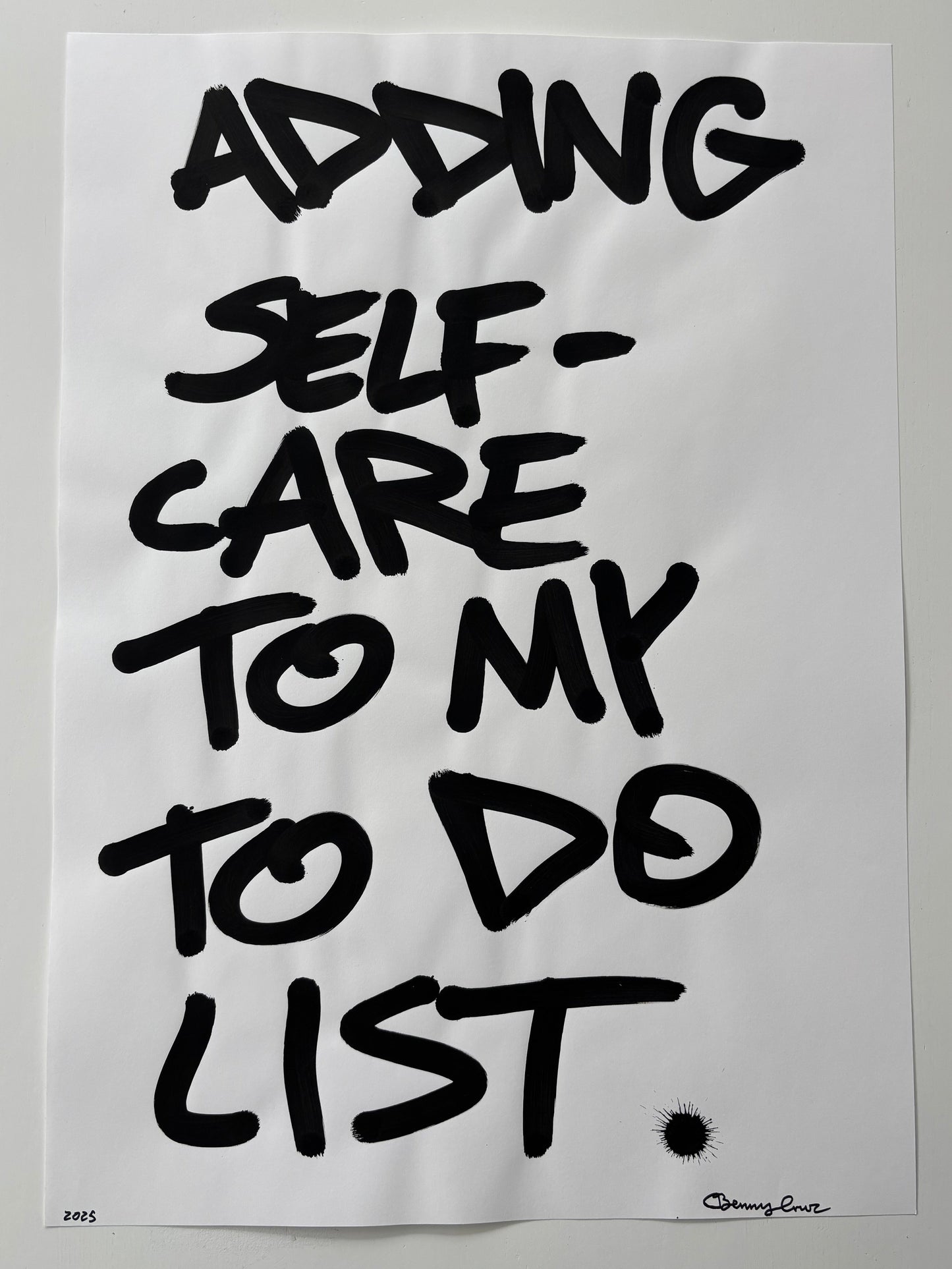 Handwritten text on a white background