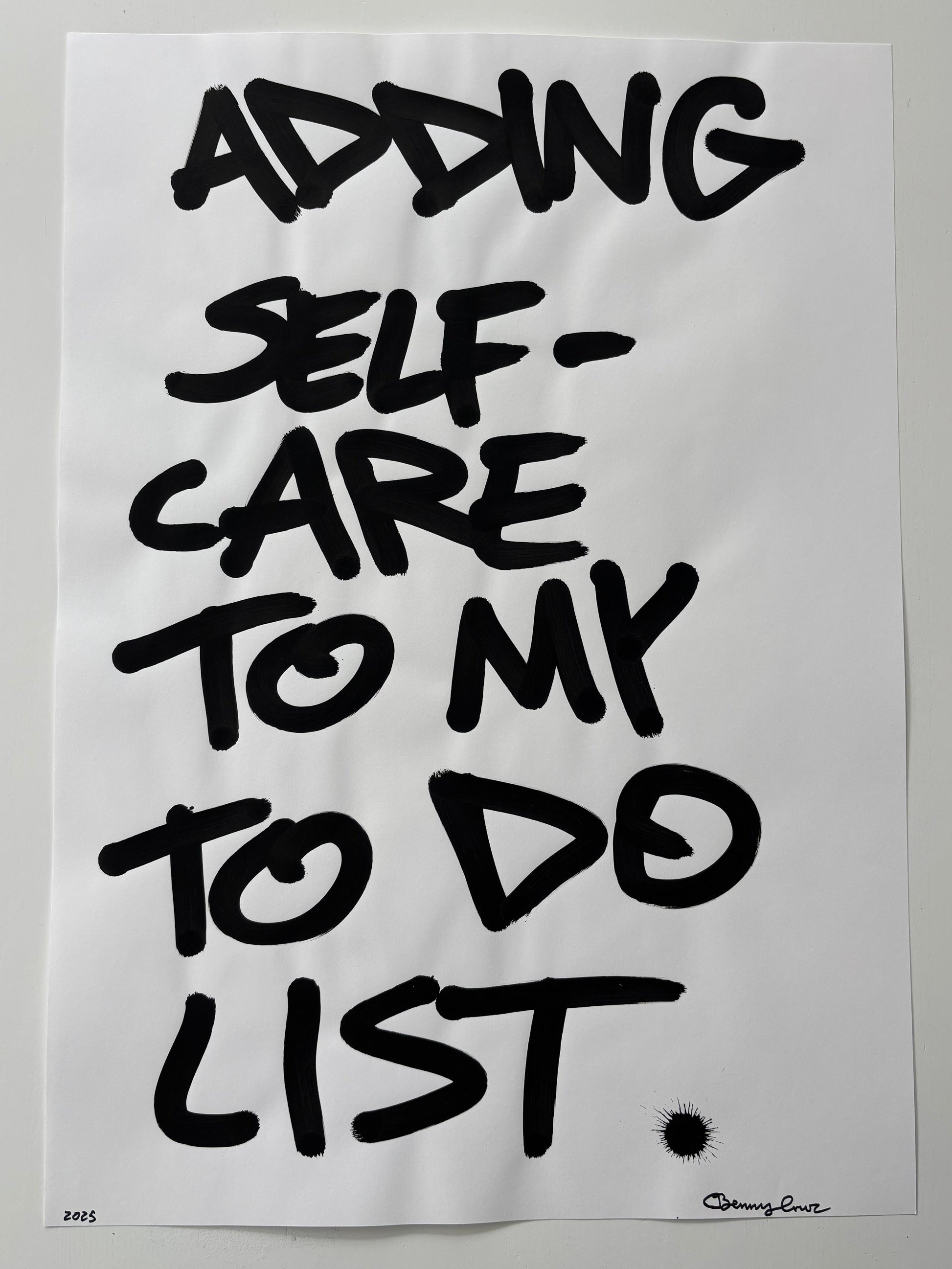 Handwritten text on a white background