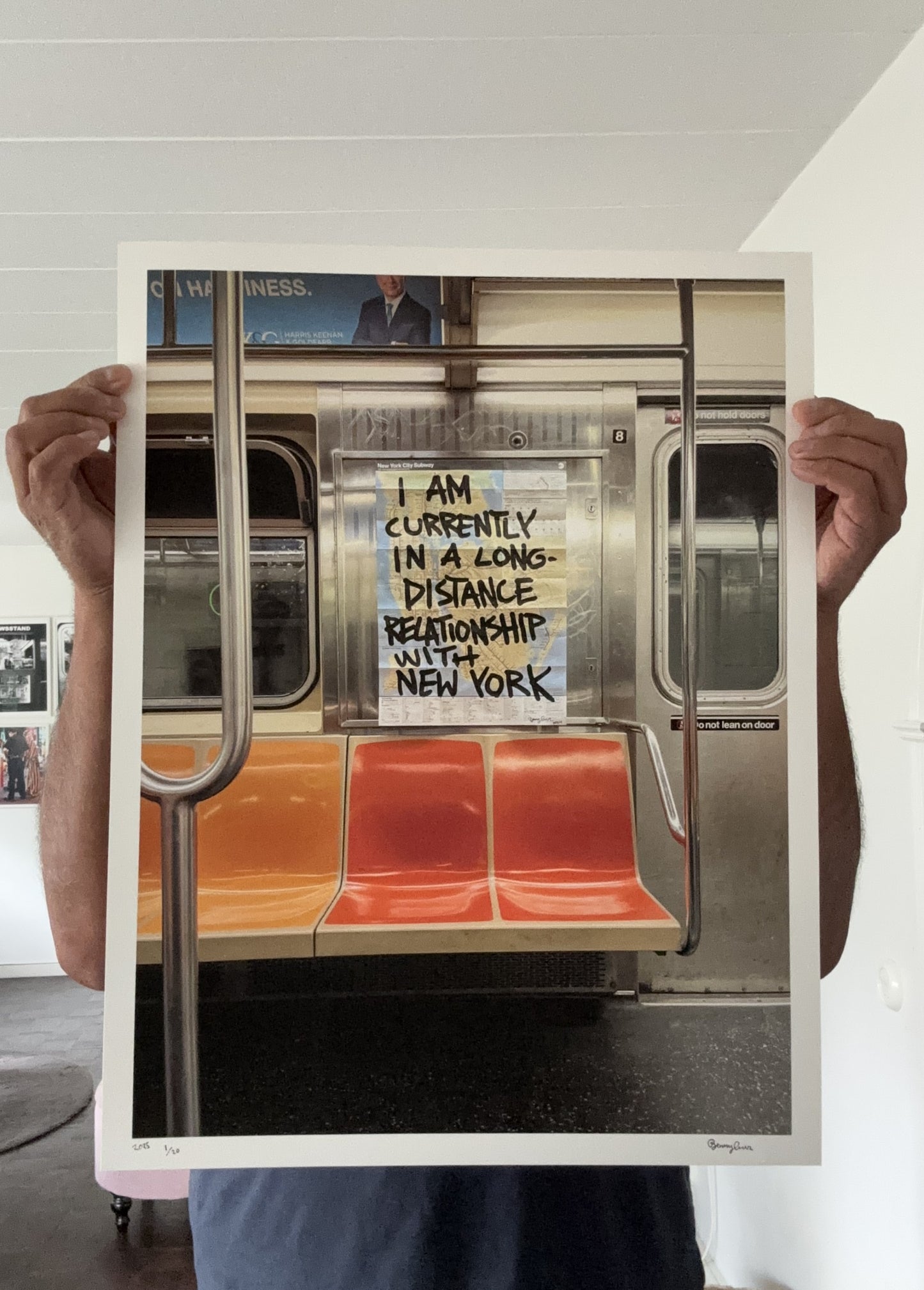 Long distance relationship - Limited edition print