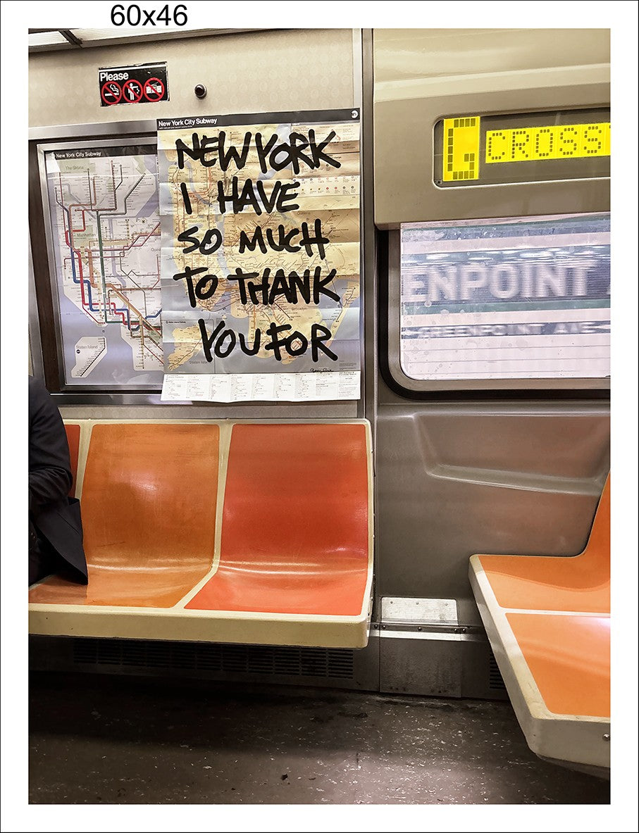 New York I have so much to thank you for - Limited edition print