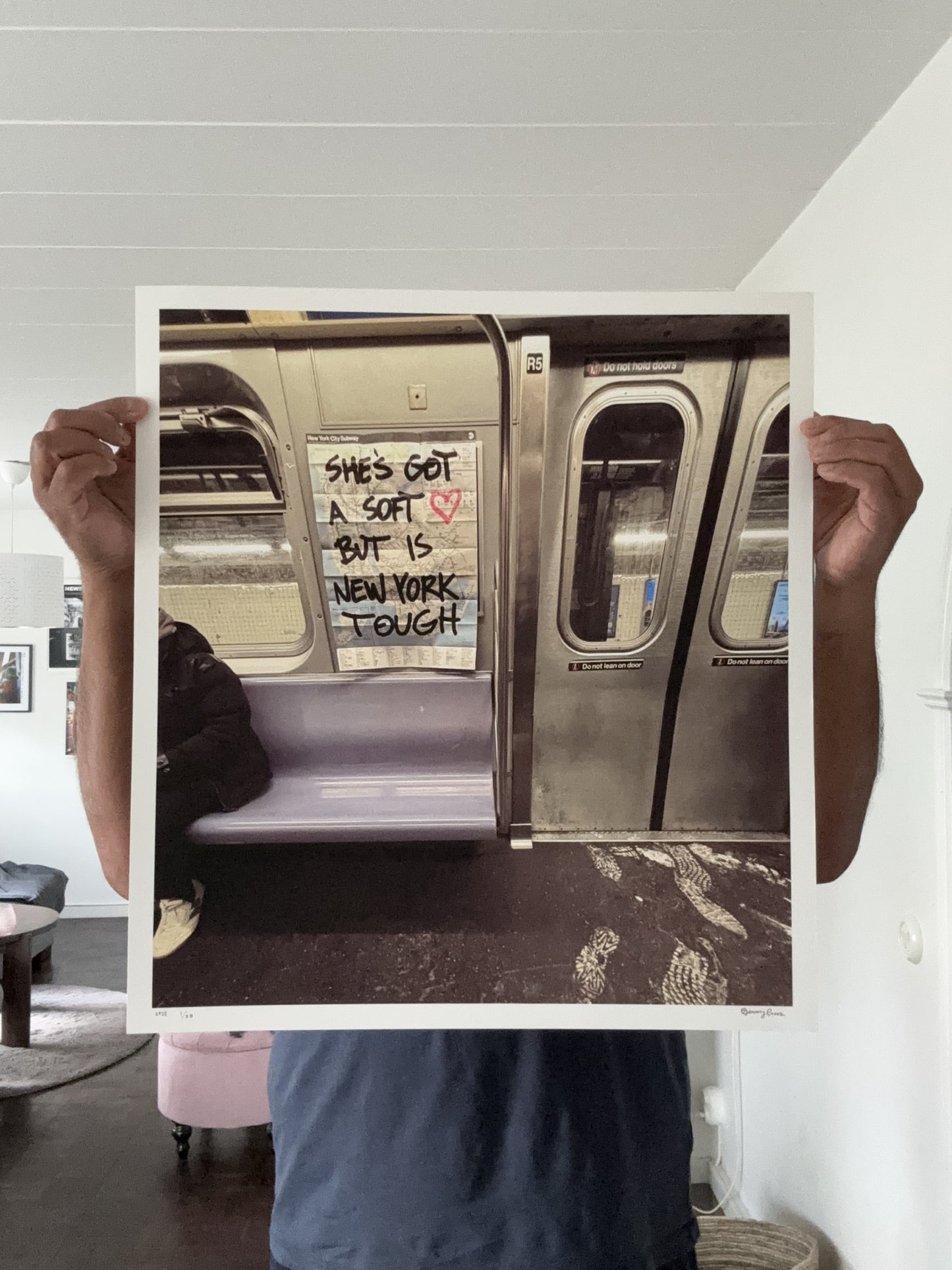 She got a soft heart - Limited edition print