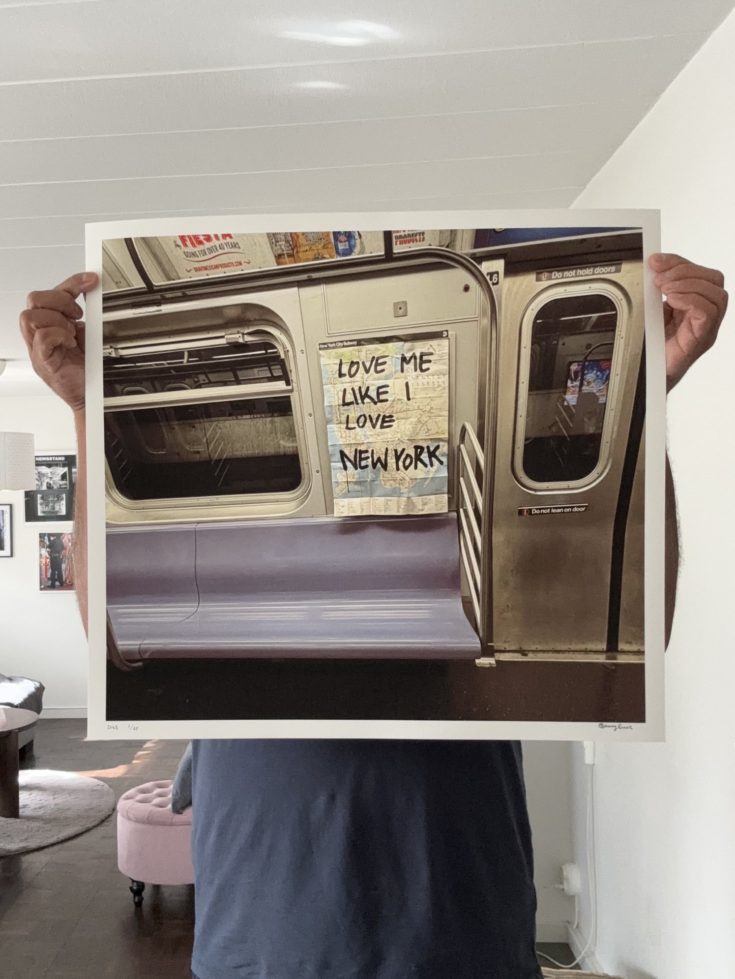 Love me like I love New York - Limited edition print