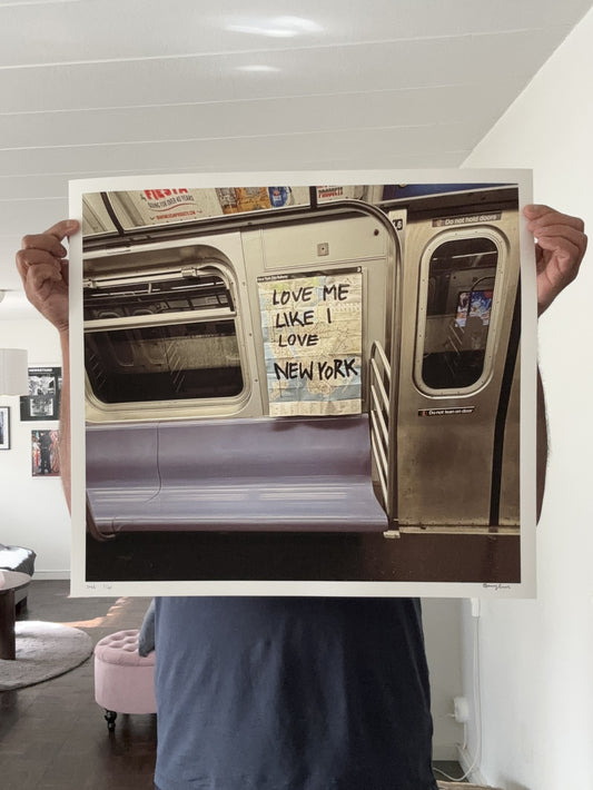 Love me like I love New York - Limited edition print