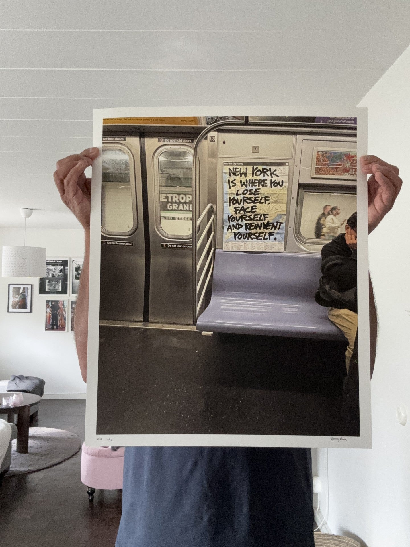 New york is where you reinvent yourself - Limited edition print