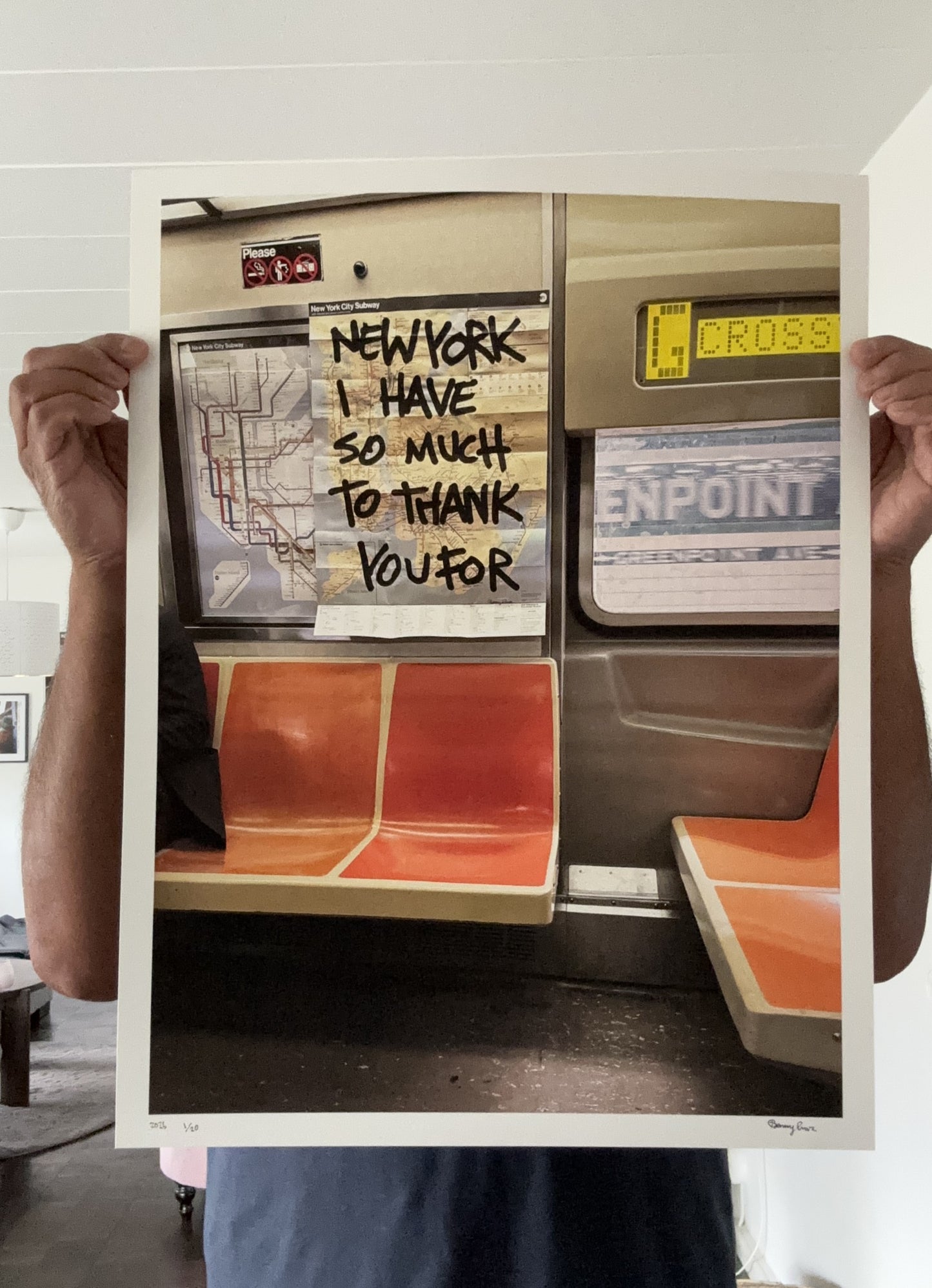 New York I have so much to thank you for - Limited edition print